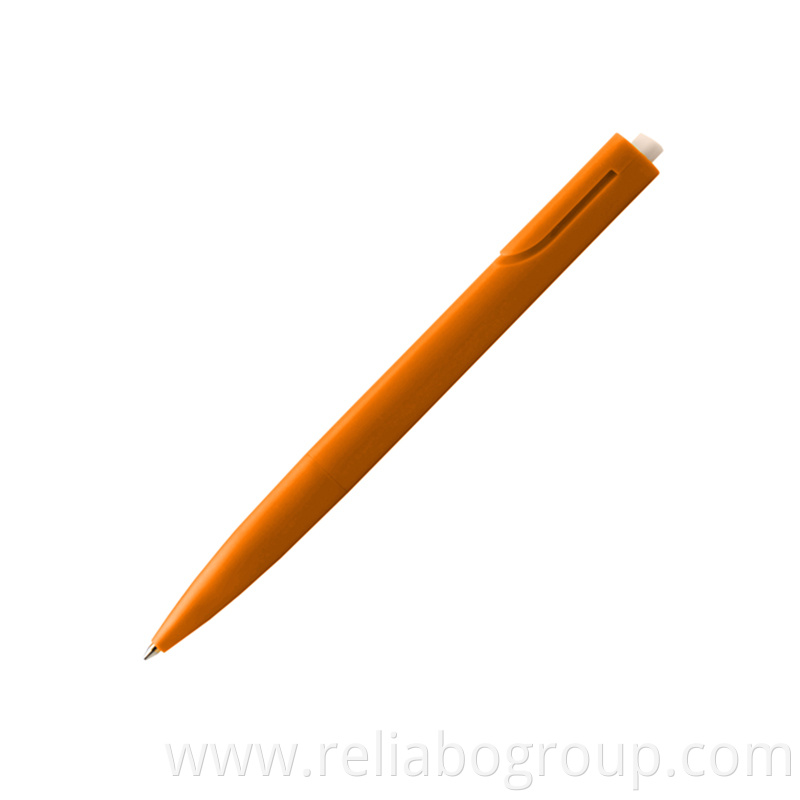 Click action solid plastic pen with a round shape design